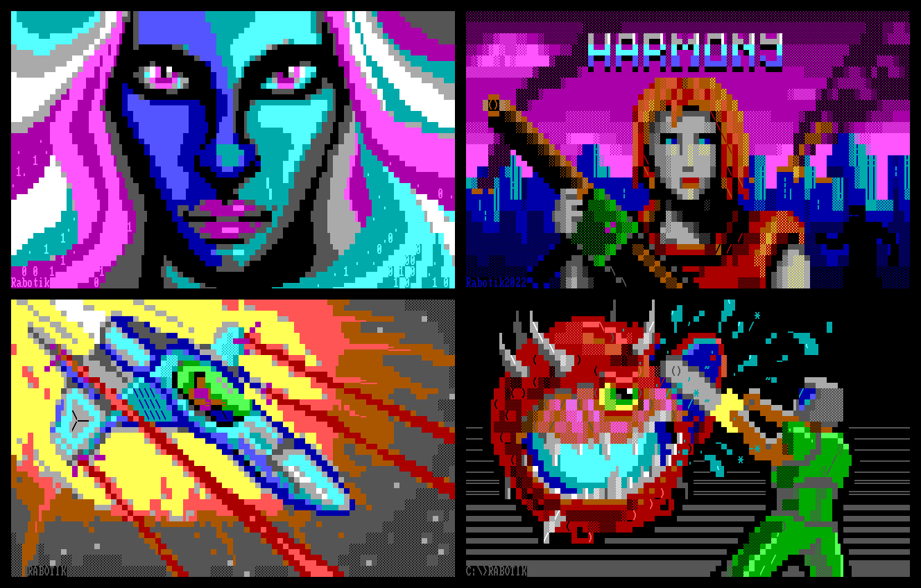 8-bit ANSI art